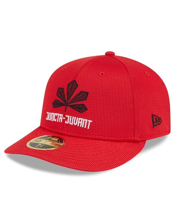 ニューエラ メンズ アクセサリー 帽子 New Era Mens Red Cincinnati Reds City Connect Batting Practice Low Profile 59FIFTY Fitted Hat Red レッド