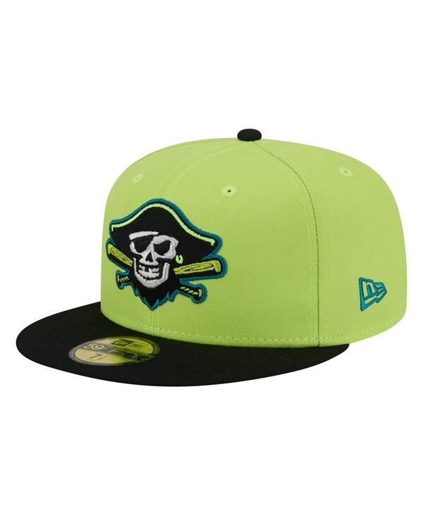 ニューエラ メンズ アクセサリー 帽子 New Era Mens Green Bradenton Marauders Copa de la Diversion 59FIFTY Fitted Hat Green グリーン