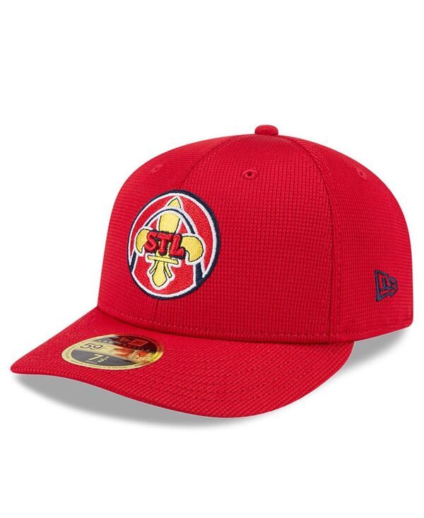 ニューエラ メンズ アクセサリー 帽子 New Era Mens Red St Louis Cardinals City Connect Batting Practice Low Profile 59FIFTY Fitted Hat Red レッド