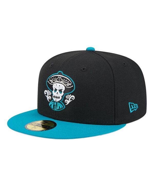 ニューエラ メンズ アクセサリー 帽子 New Era Mens Black Albuquerque Isotopes Copa De La Diversion 59FIFTY Fitted Hat Black ブラック