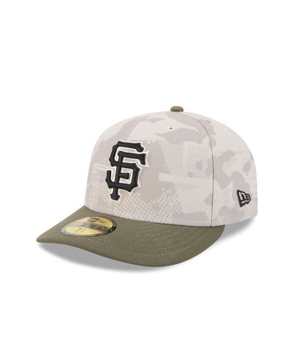 ニューエラ メンズ アクセサリー 帽子 New Era Mens Light BeigeOlive San Francisco Giants 2025 Armed Forces Day 59FIFTY Fitted Hat Light Beige Olive