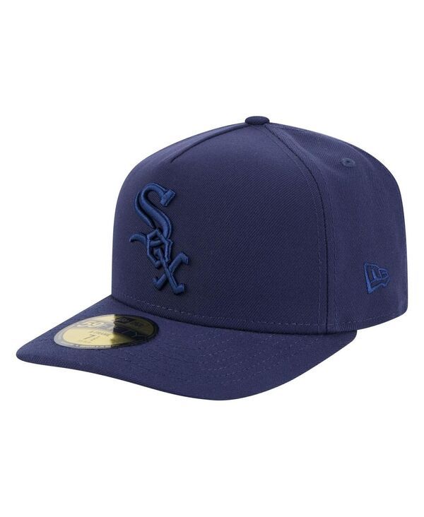 ニューエラ メンズ アクセサリー 帽子 New Era Mens Navy Chicago White Sox Color Pack AFrame 59FIFTY Fitted Hat Navy ネイビー
