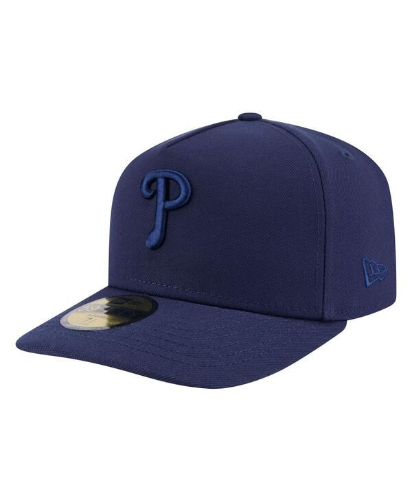 ニューエラ メンズ アクセサリー 帽子 New Era Mens Navy Philadelphia Phillies Color Pack AFrame 59FIFTY Fitted Hat Navy ネイビー