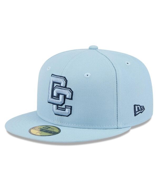 ニューエラ メンズ アクセサリー 帽子 New Era Mens Light Blue Washington Nationals 2025 City Connect Fan Pack 59FIFTY Fitted Hat Light Blue ブルー