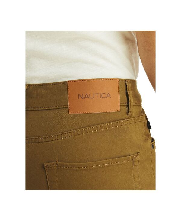 ナウティカ メンズ ボトムス カジュアルパンツ パンツ Nautica Mens StraightFit Stretch Pants Med Green グリーン｜詳細画像