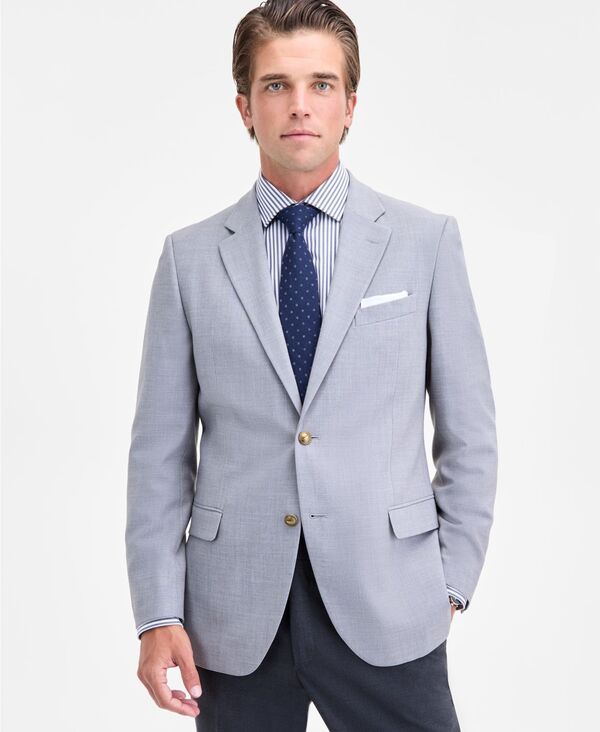 ナウティカ メンズ アウター ジャケット・ブルゾン ブレザー Nautica Mens ModernFit Active Stretch Solid Blazer Light Gray グレー