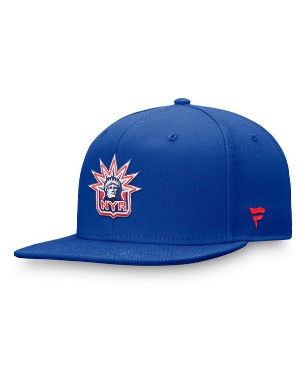 ファナティクス メンズ アクセサリー 帽子 ロゴ Fanatics Mens Royal New York Rangers Team Logo Fitted Hat Royal
