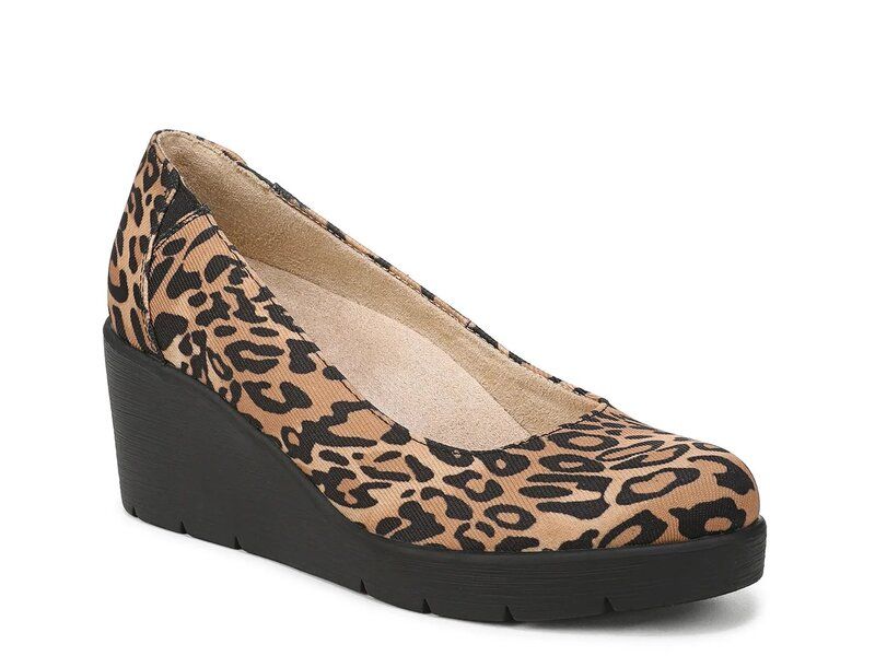 ソウルニュトライザー レディース シューズ パンプス SOUL Naturalizer About Time Wedge Pump Light Brown Leopard Print ブラウン