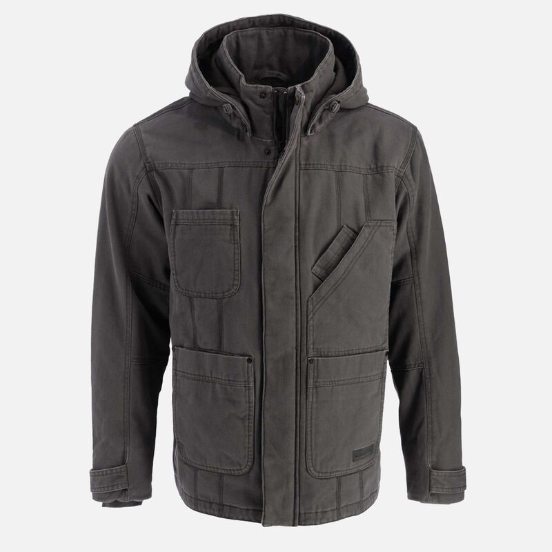ソログッド メンズ アウター ジャケット・ブルゾン Thorogood Mens Iron River Heavyweight Stone Washed Canvas Insulated Jacketarmac ストーン