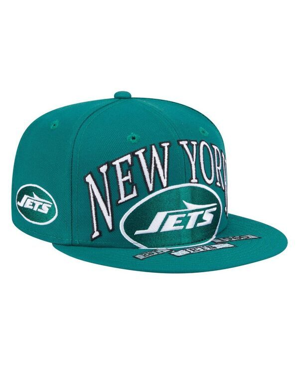 ニューエラ メンズ アクセサリー 帽子 New Era MensGreenew York Jets Oversized 59FIFTY Fitted Hat Green グリーン