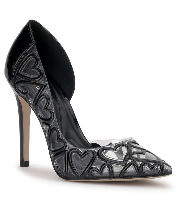 ジェシカシンプソン レディース シューズ パンプス Jessica Simpson Womens Palvinyl Heart Stiletto Pumps Black ブラック