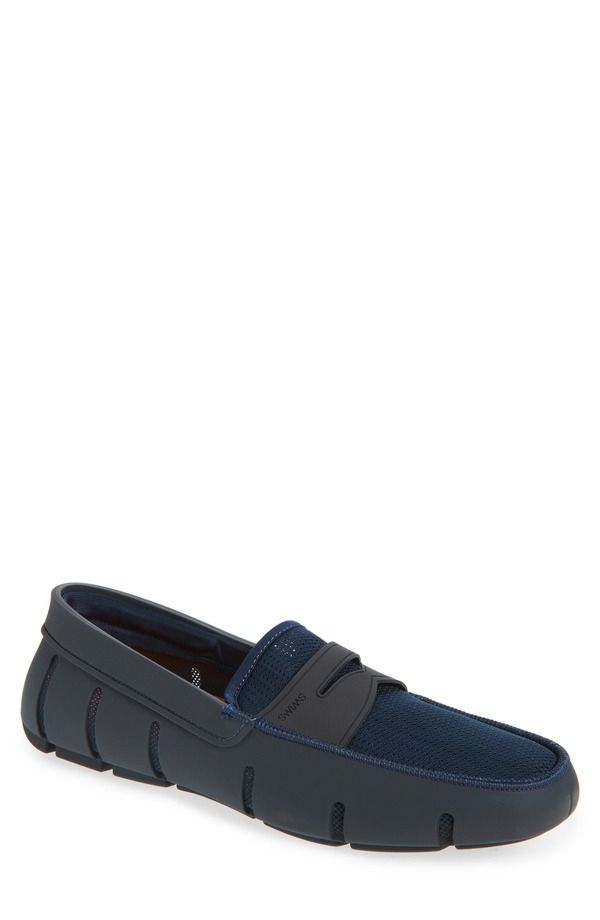 スウィムス メンズ シューズ ローファー Swims Penny Loafer Navy ネイビー