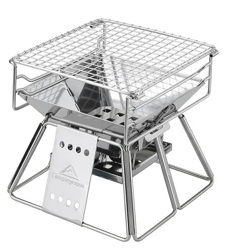 キャンピングムーン(CAMPING MOON)卓上グリル 焚き火 焚き火台 世界最小 コンパクト 焚き火 グリル 帆布ケース X-MINIwb a72775e9