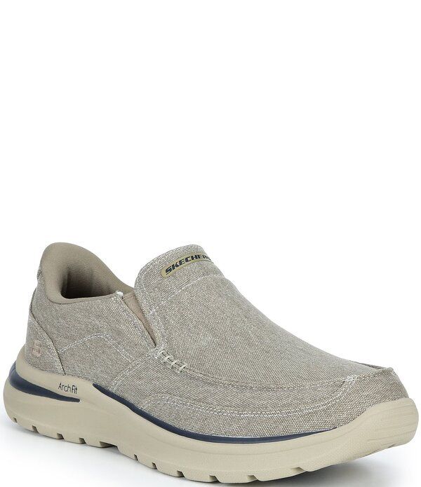 スケッチャーズ メンズ シューズ スリッポン・ローファー Skechers Menslipins Arch Fit SuperiorTalbert Machine Washable SlipOns Taupe トープ