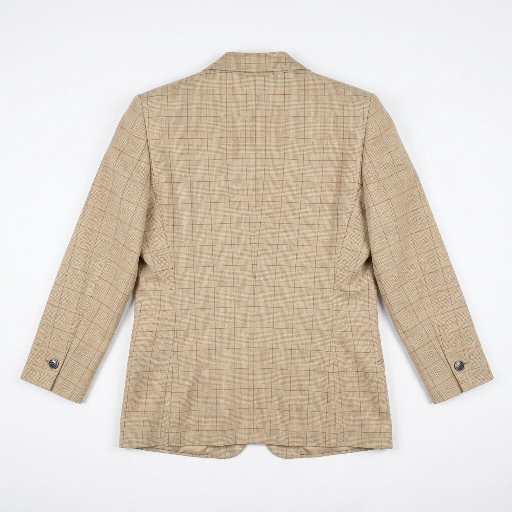 RA-21] GIVENCHY ジバンシィ チェック柄 テーラードジャケット