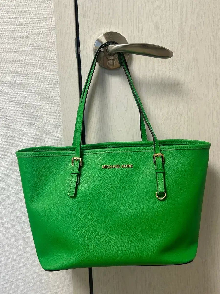 マイケルコース グリーン トートバッグ