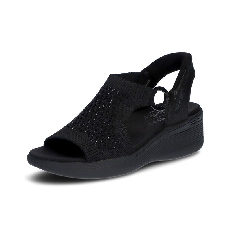SKECHERS(スケッチャーズ) PIER-LITE - PARK PATH スポーツスタイル シューズ スポーツサンダル 188001、(BBK)BLACK