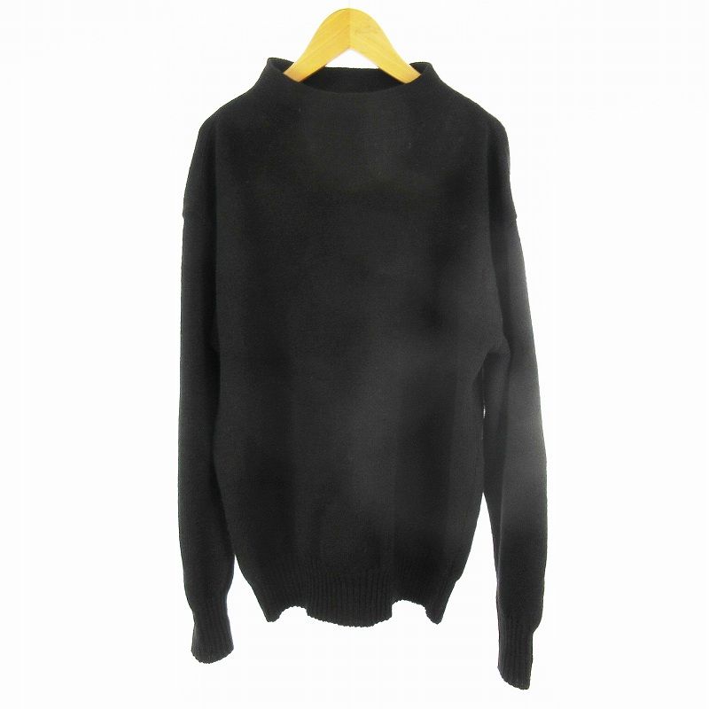 US.NAVY Gob Sweater XL 48-50 ゴブセーター ニット モックネック ブラック 黒 ウール 海軍 米軍 ヴィンテージ オールド