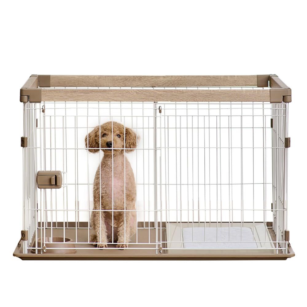 アイリスオーヤマ 犬 サークル ウッディシステムサークル SWS-900 ナチュラルmi