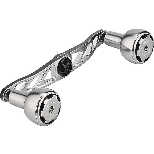 ゴメクサス CH120 パワーリールハンドル ダイワ (Daiwa) シマノ (Shimano) ベイトリール対応 ダブルハンドル シーボーグ ソルティガIC 専用 両軸リール ハンドル交換 全長120mm 30mmハンドルノブ付き ディープタイラバ ジギmi