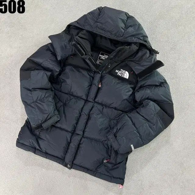 THE NORTH FACE ブラック ダウン アウター フード取り外し可能