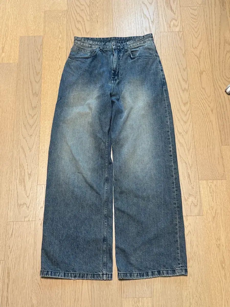 W30 L32 ベルリエ トゥルーワイド デニム インディゴ 8,265円