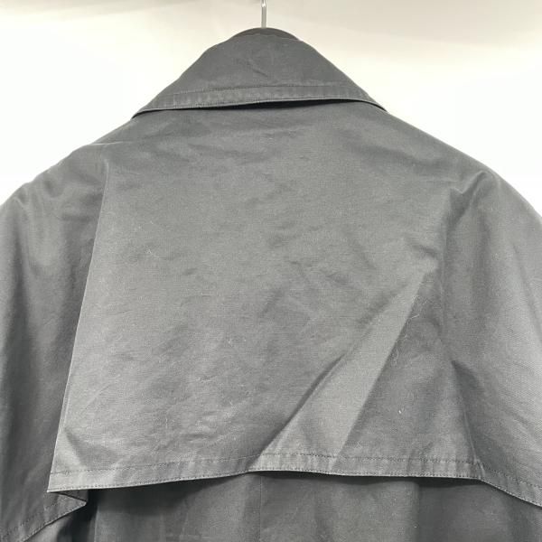 中古】Burberrys トレンチコート サイズ表記なし ブラック バーバリー