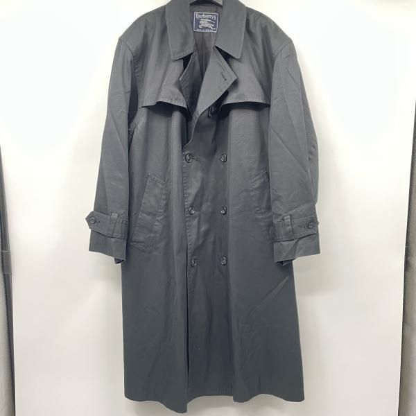 【中古】Burberrys トレンチコート サイズ表記なし ブラック バーバリー[17]