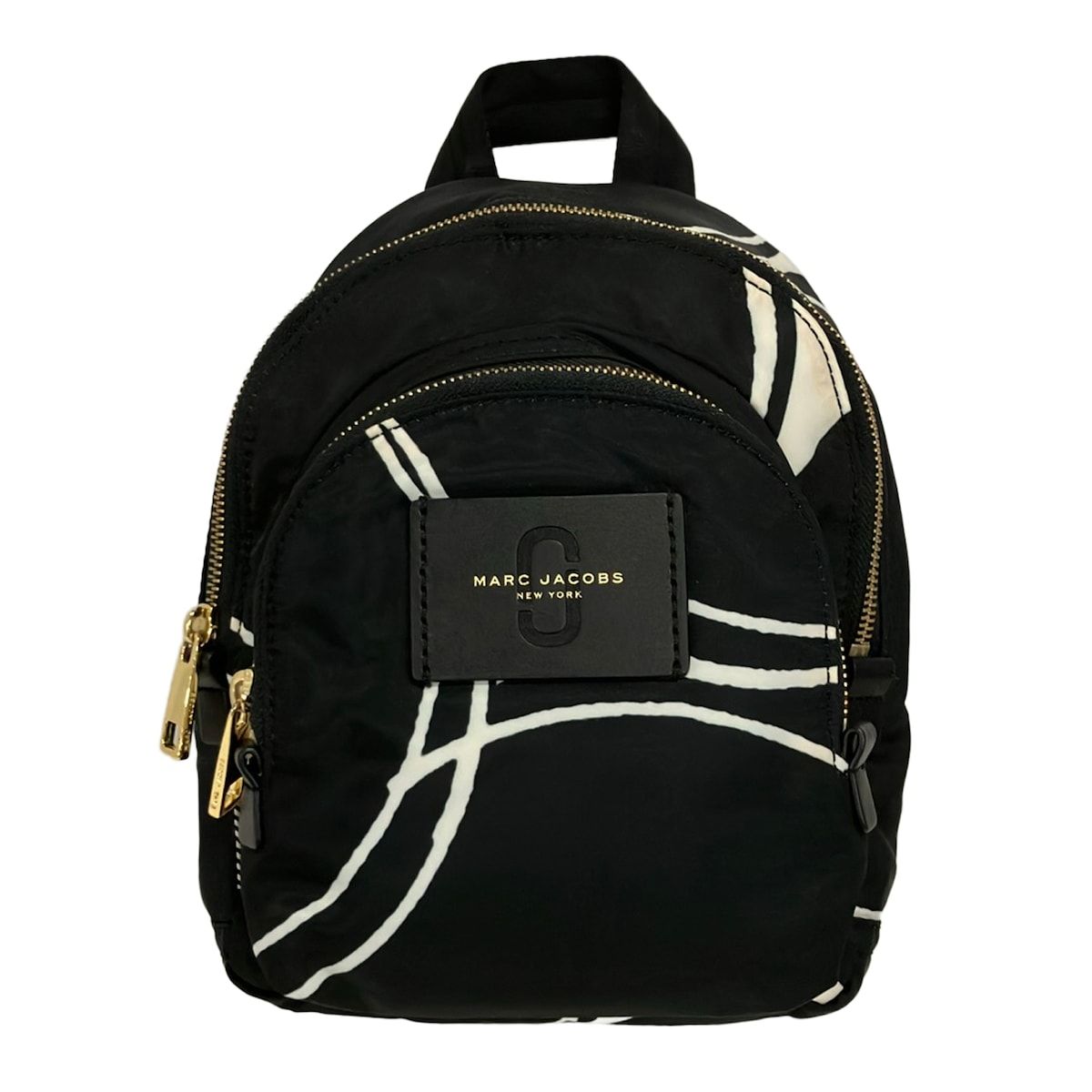 MARC JACOBS(マークジェイコブス) リュックサック - M0013622 黒×白 ミニバッグ レザー 8,850円