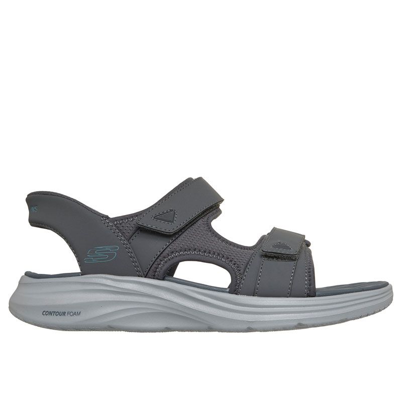 SKECHERS(スケッチャーズ) CONTOUR FOAM SANDAL - ZAYDER スポーツスタイル シューズ スポーツサンダル 232799、(CCBL)CHARCOAL