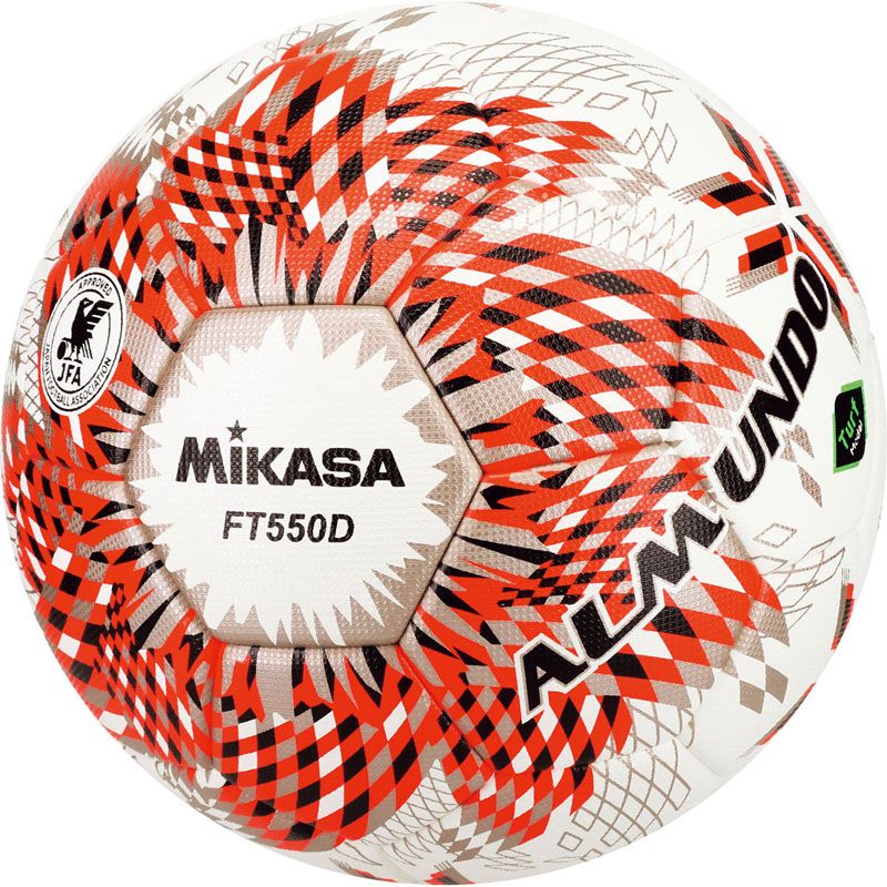 MIKASA(ミカサ) サッカーボール 国際公認球･検定球 サッカー ボール サッカーボール FT550DRBS、赤