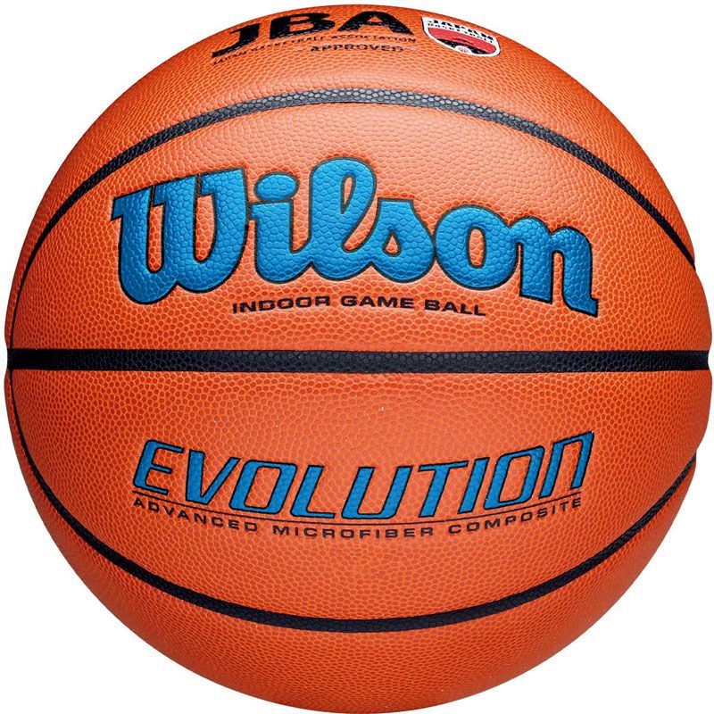 WILSON(ウィルソンバスケットボール) EVOLUTION JBA検定球 ブルー バスケットボール ボール バスケットボール W1024205B6、ブルー