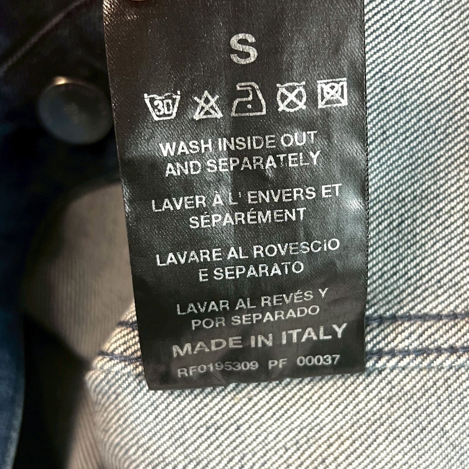 送料無料】RAF SIMONS ラフシモンズ 20SS デニムジャケット RS 