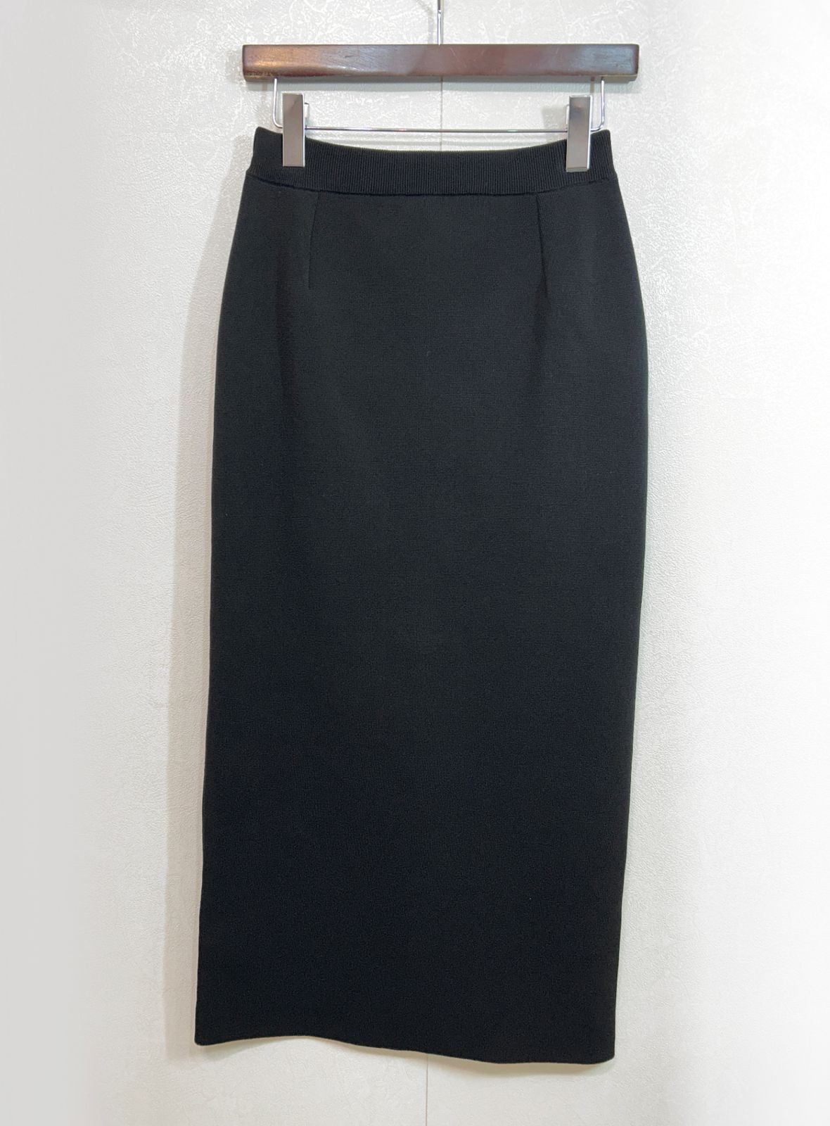 L'Appartement ミラノリブニットスカート 黒 MILANO RIB KNIT SKIRT 26060560713010 アパルトモン ベイクルーズ K5-7