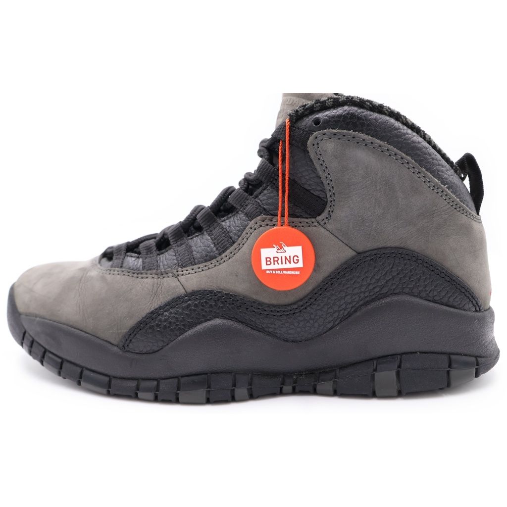 NIKE (ナイキ) AIR JORDJORDAN DARK SHADOW 310805-002 エアジョーダン10 ダークシャドウ ハイカットスニーカー シューズ ブラック/グレー US9/27cm