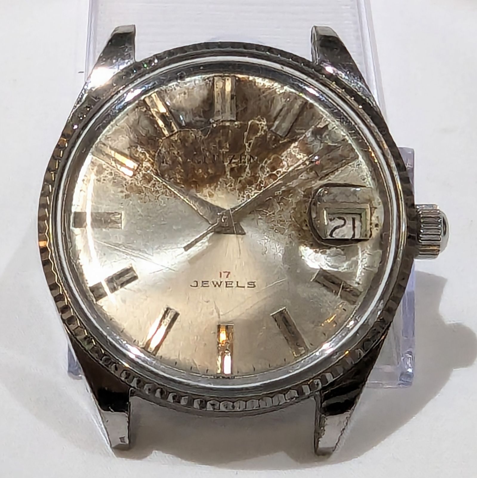 CITIZEN シチズン Homer Date ホーマーデイト 17JEWELS 手巻き 稼働品