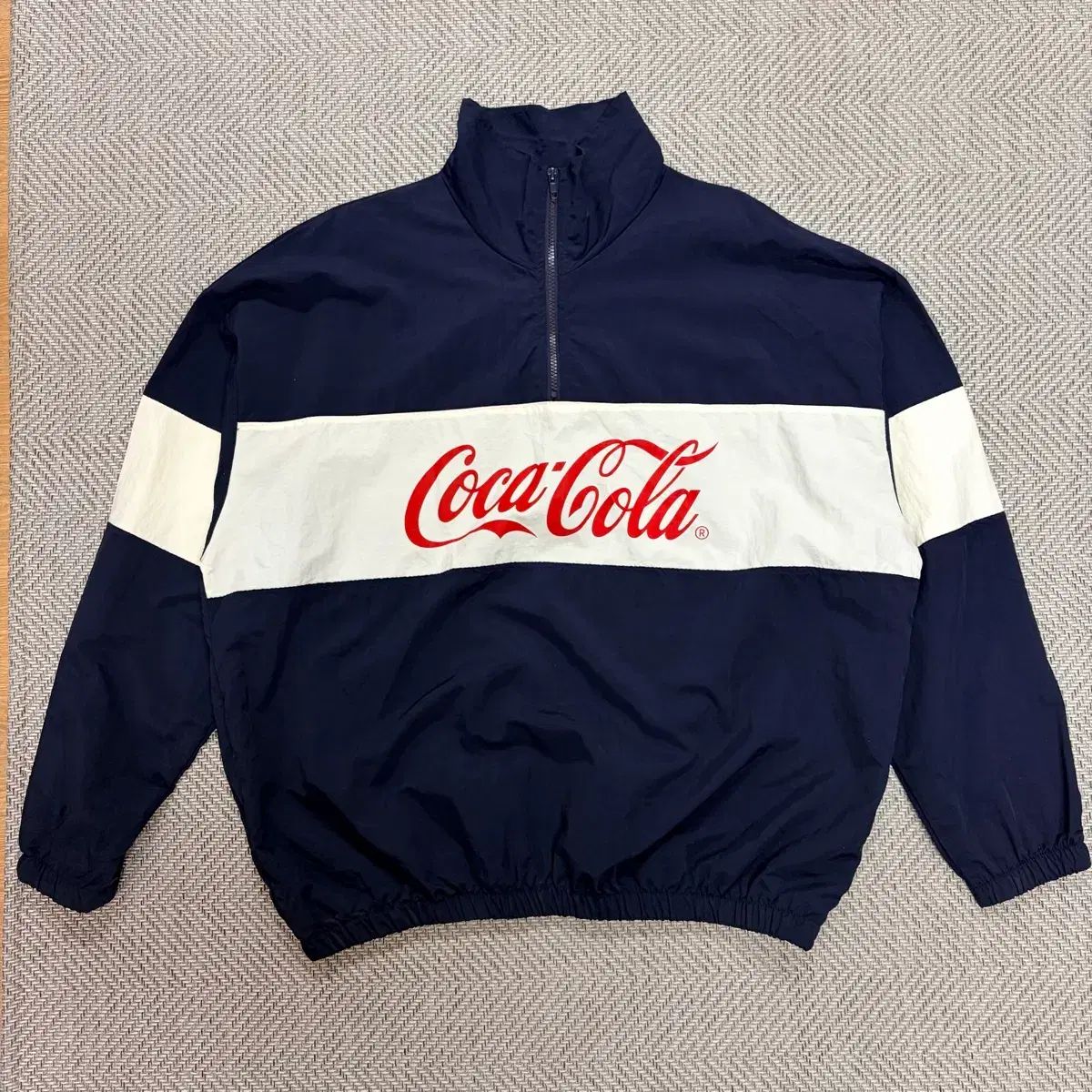 (XXL)コカコーラ ネイビー Anorak（アノラック）ウィンドブレーカー