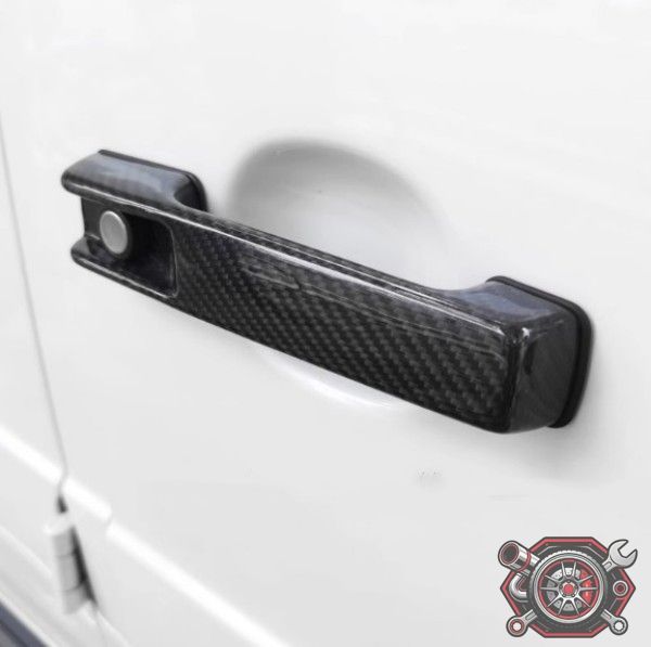 売れ筋メルセデスベンツ ベンツ Gクラス W464 G500 G550 G350 G63 高級軽量ドライカーボン ドアノブ カバー 5pcp1