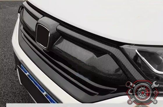 売れ筋ホンダ CR-V CRV 2017-2020 カーボン調 フロント グリル トリム 3PCScp1