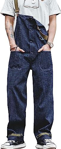 [Ｋａｙｉｙａｓｕ] オーバーオール メンズ デニムサロペット S-5XL 大きいサイズ キャップパン アウトドア ワイドパンツ サルエル 男女 作業服 おしゃれ ゆったり(沖縄・離島の方発送不可）) 54021a5a
