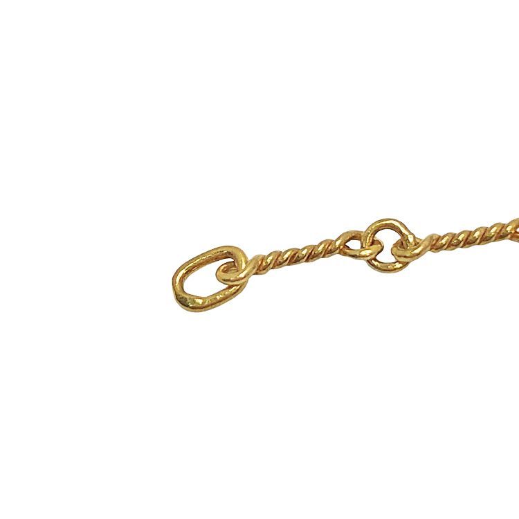 Chrome Hearts クロムハーツ 22K NECKCHAIN T18 ツイストチェーン