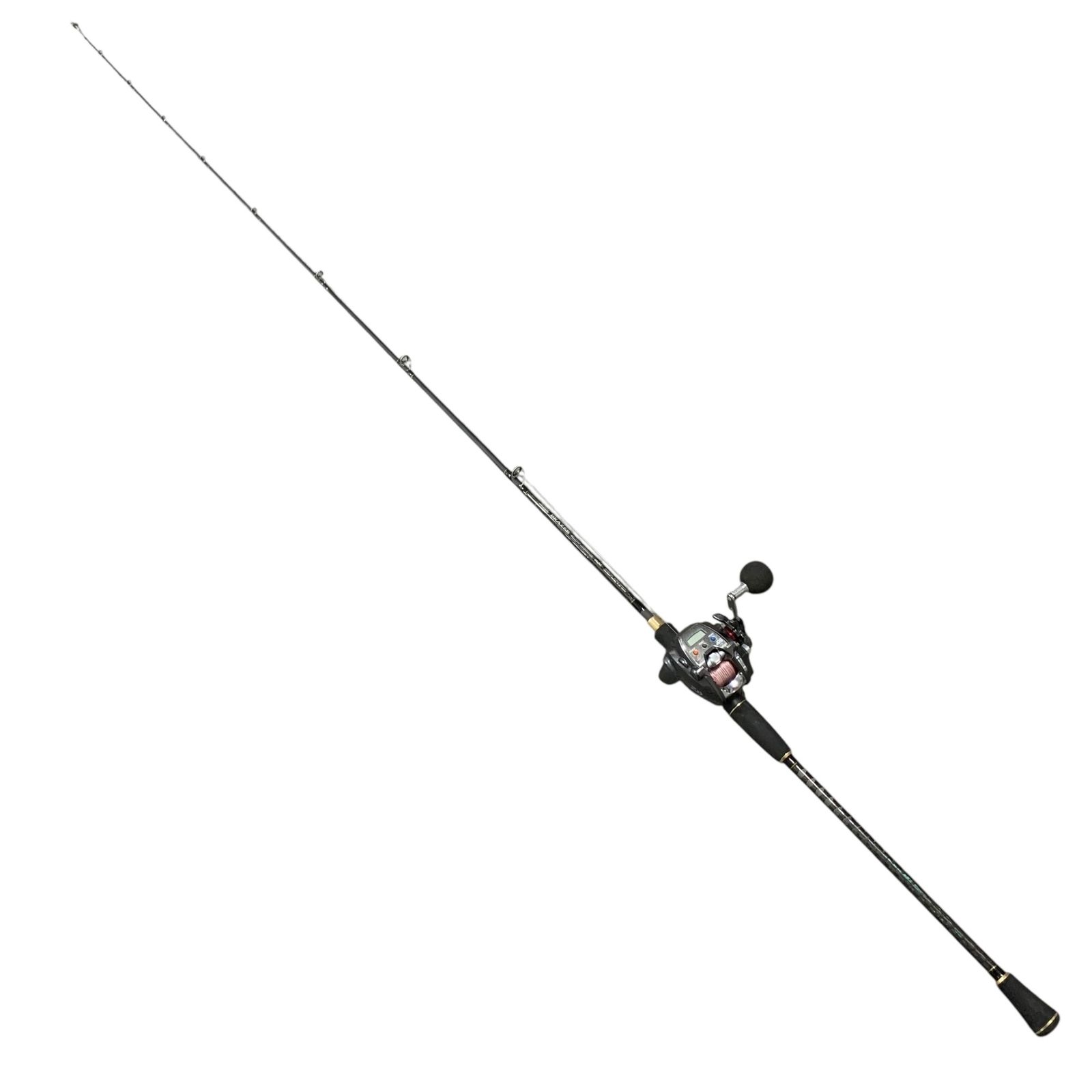 ■ダイワ シーボーグ 200J 電動リール ロッドセット BRAZER SLOW JIGGING 662ML 全長6.6ft 約198cm 船釣り ジギング 動作未確認 使用感あり2518732,2518732