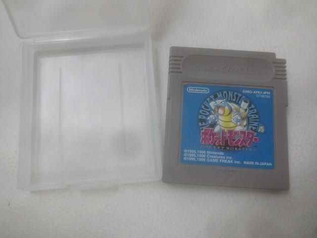ゲーム ゲームボーイ ソフト ポケットモンスター 青 ソフトのみ 中古品