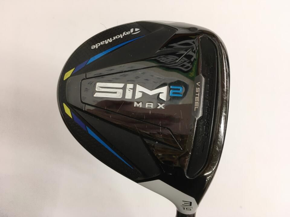 テーラーメイド　SIM2 MAX　15度　TENSEI BLUE TM50(SIM2)　Sフレックス　フェアウェイウッド　中古　ゴルフドゥ！水戸店【最短即日発送】
