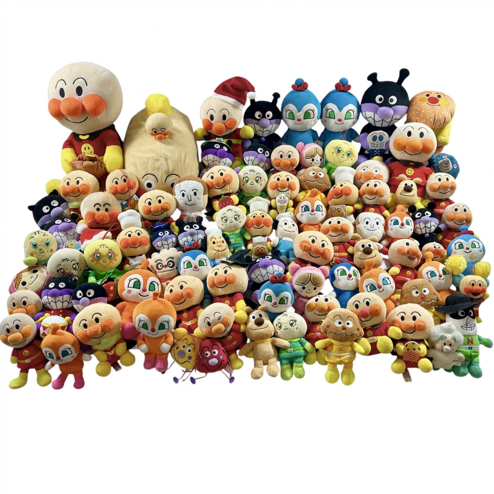 ★ アンパンマン あんぱんまん グッズ まとめ商品 ぬいぐるみ マスコット バイキンマン ドキンちゃん コキンちゃん 等 現状品 5.4kg