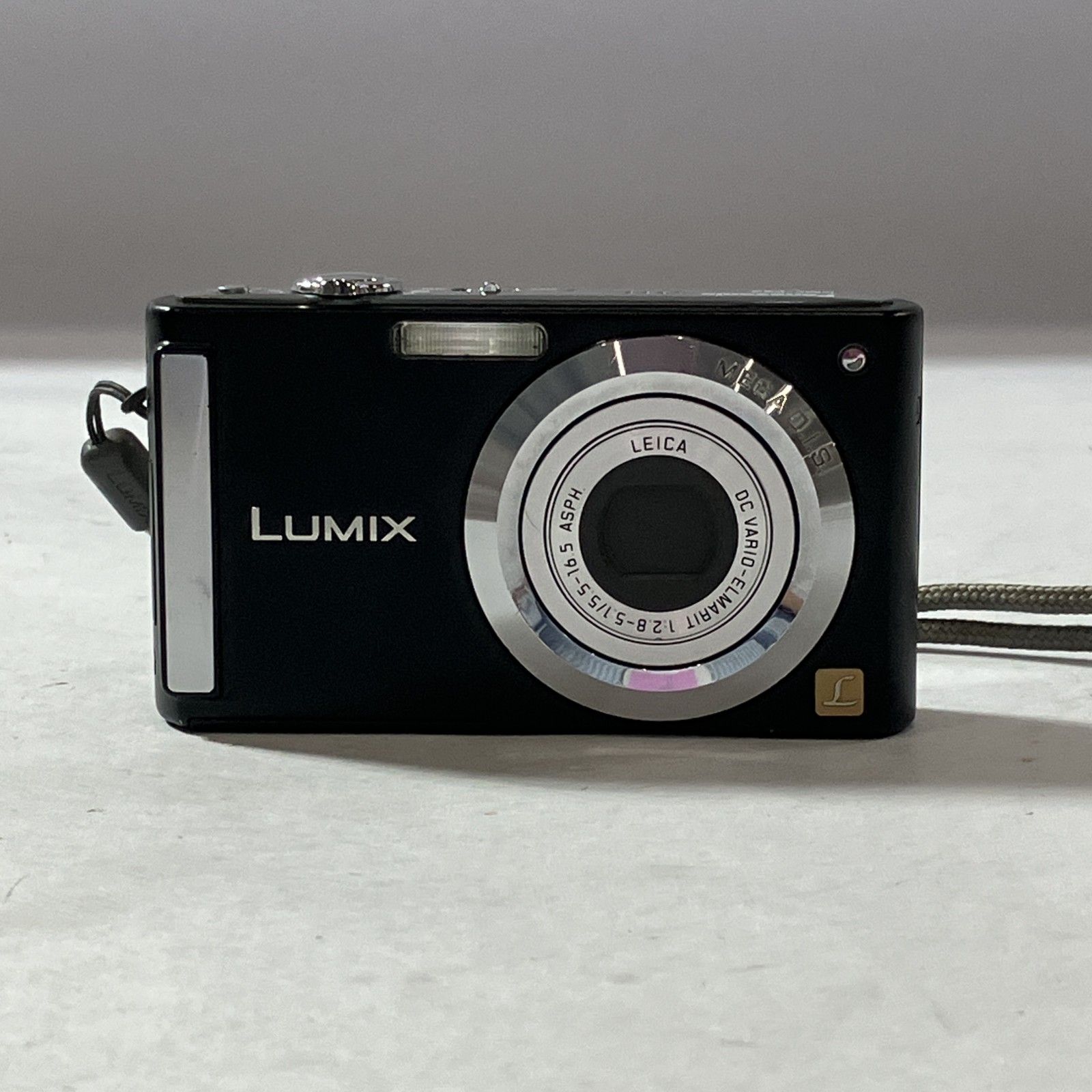 ★ LUMIX ルミックス デジタルカメラ DMC-FS3 デジカメ ブラック 革製ケース付き Panasonic パナソニック ブラック 現状品