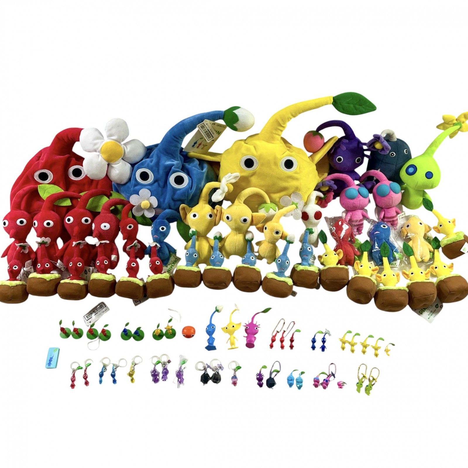 ★ PIKMIN ピクミン グッズ 雑貨 まとめ商品 ぬいぐるみ マスコット キーホルダー なりきり帽子 引っこ抜きぬいぐるみ など 現状品 2kg