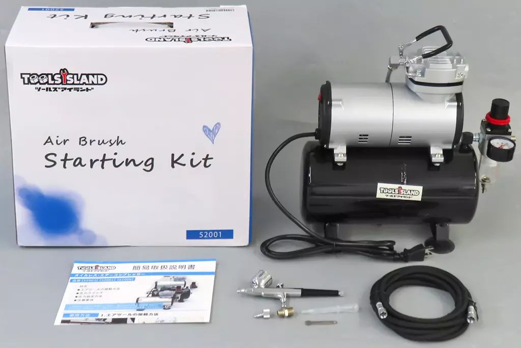 【中古】塗料・工具 Air Brush Starting Kit -エアブラシュ スターティングキット- [52001]