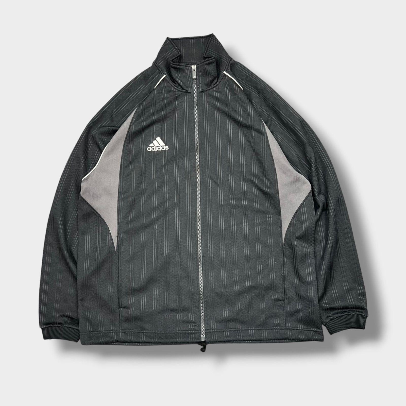 adidas 00s 万国旗タグ ジャージ セットアップ 黒 L トラック 