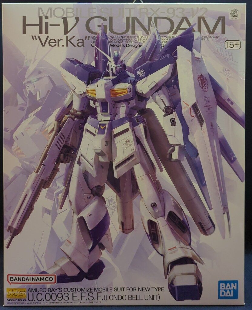 BANDAI SPIRITS MG 1/100 バンダイナムコ版 Hi-νガンダム［Ver.Ka］/15+表記